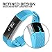 Fitbit Alta Bands,Greeninsync(TM) Laser Texture Fitbit Alta Accessory Replacement Bands Small Blue Rose Purple W Metal Clasp Unique Design Fatener for Man Women Kids