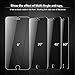 [3-Pack] Magicmoon iPhone 8 plus / 7 plus Privacy Screen Protector, Premium Anti-Spy Tempered Glass Film for iPhone 8+ / 7+ 5.5 Inch - Black