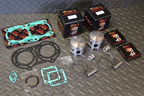 Power Compatible with PRO Banshee Pistons & Gasket kit +6hp Over Stock 65.50M