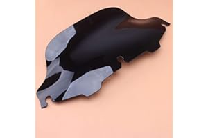 REMAIW MOTO Motorcycle 8" Black Windshield Fairing Windscreen For Harley Electra Street Glide FLHX Touring 1996-2013