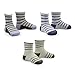 TeeHee Kids Boys Fashion Variety Cotton Crew 9 Pair Pack Gift Box (3-5Y, Vintage)