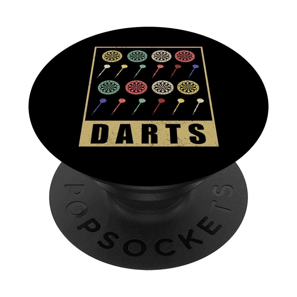Darts vintage darts dartboard darts PopSockets Swappable PopGrip