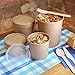 Royal 12 Ounce Kraft Paper Food Container and Lid Combo, Package of 250