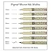 G.T. Luscombe Company, Inc. Pigma Micron 01 Fine & 05 Medium Point Bible Study Pen Kit | No Smearing or Fading | Bible Safe | Artist Pens | No Bleed Pigmented Ink (Set of 6) | New Packaging |