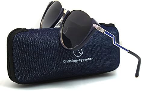 Chasing Fashion Polarized Sunglasses - Woman's Gift Style Metal Frame Gray Lens
