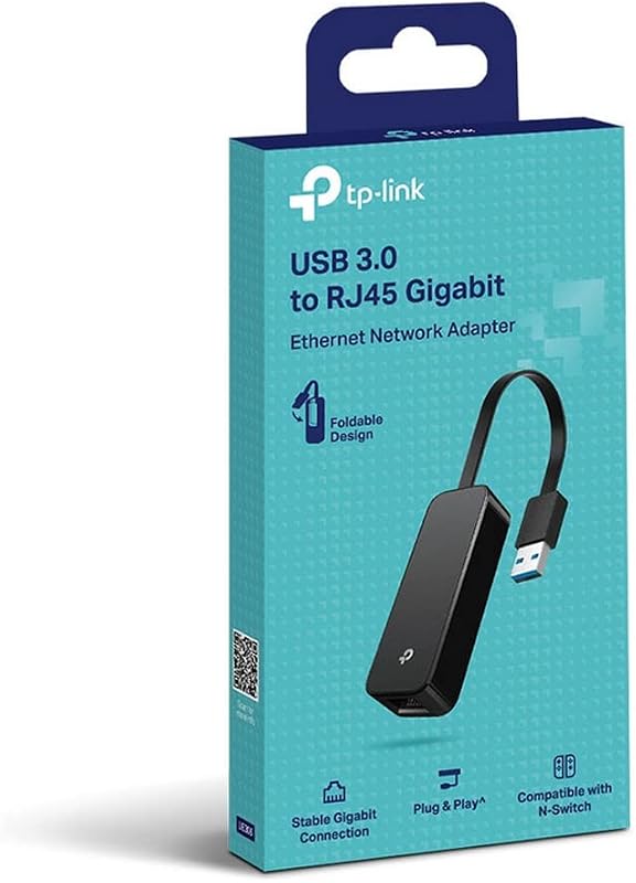 UE306 Adattatore USB Ethernet Gigabit RJ45 USB 3.0 Portatile per PC