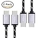 TriLink USB C to USB C Cable 2Pack (4ft) Nylon Braided Type C Data and Charge Charging Cable for New Macbook Pro, ChromeBook Pixel, Nexus 5X 6P, Google Pixel XL, Moto Z Force and More(Grey)