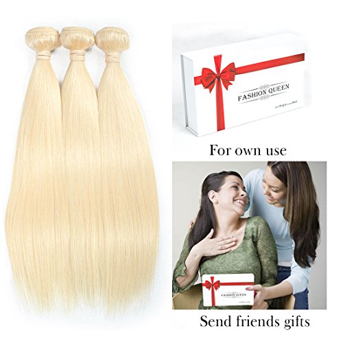 Fashion Queen Hair 613 Blonde Hair Bundles Silk Straight
