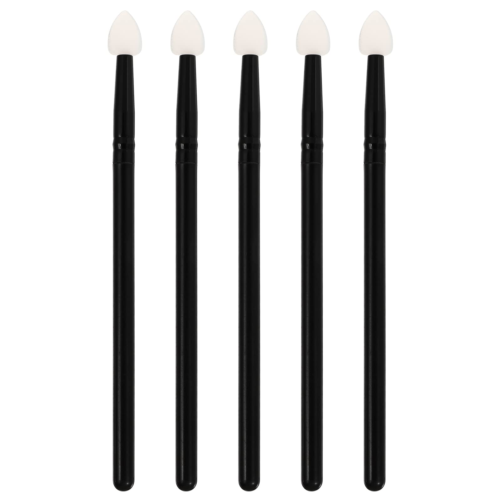 5pcs Silicone Eyeshadow Makeup Brush Eye Shadow Applicator Eyeshadow Sponge for Eye Shadow Eyeliner Eyebrow Lip Makeup