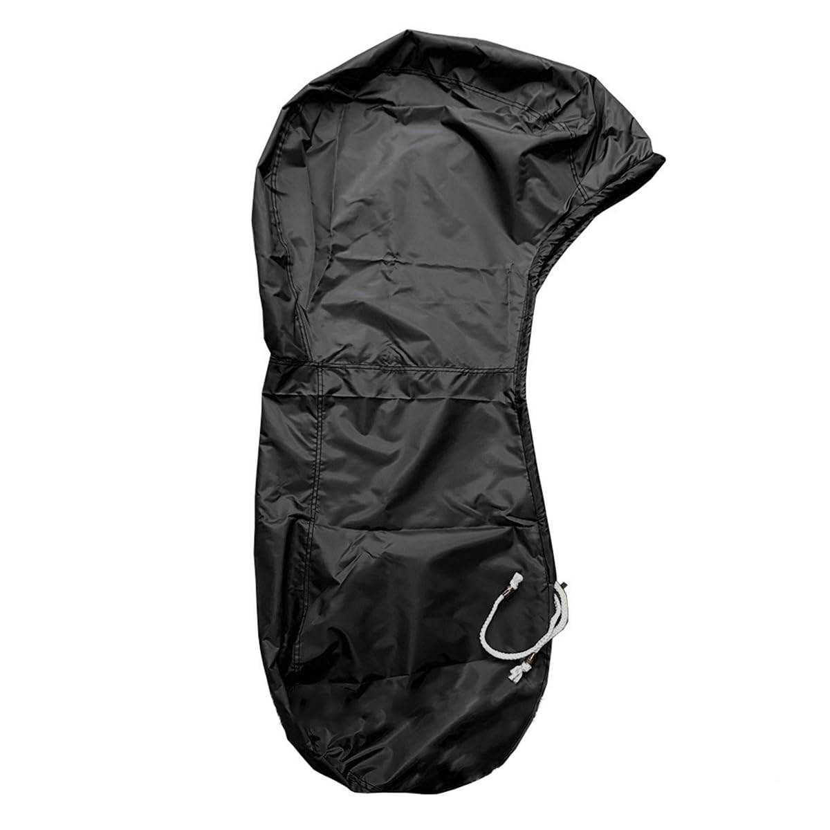 ZONADAH Black Universal Outboard Motor Cover 100-150 HP, UV-Proof, Water-Resistant, Fits Most 100-150HP Outboard Motors, 226 cm (L) x 190 cm (H) x 5 cm (W)