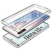 for Samsung Galaxy Note 10 Plus Case Clear Slim Tempered Glass Transparent Back Shockproof Rugged Hybrid Case Cover [VVUP] 6.8