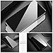 ChuangSiAo Screen Protector Compatible iPhone X for iPhone X Privacy Screen Protector Privacy Anti-Fingerprint【with Installation Tools】 Black 9H iPhone X Tempered Glass Screen Protector