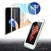 Screen Protector Tempered Glass, Full Cover Screen Shield [Dome Fix] Easy Install and Repair Kit by Whitestone for Apple iPhone 8/7-1 Pack