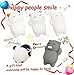 Mochi Squishy Toys, Rising Squishies, Super Cute Mini Kawaii Simulation, Lovely Squishy Cats, Soft Mochi Panda, Charms Gift for Children and Adult, an Excellent Toy for Relieving Stress