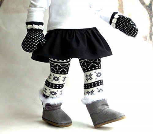 18 inch Doll Fair Isle Knit Socks and Mittens Handmade to fit American Girl, Journey Girl, Madame Alexander, Our Generation