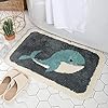 IcosaMro Bathroom Rugs Grey Whale Bath Rug for Bathroom Non-Slip Soft Absorbent Machine-Washable, Shower Bathroom Decor… 513OXmUvjjL. SS100