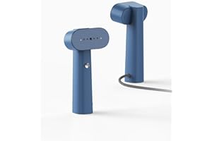 NESUGAR G6 Pro Smart Handheld Steamer for Clothes – Global Voltage Adaptation(100-240V), Palm-Sized & Lightweight (0.8lb), Easy Wrinkle Remover, Auto Shut-Off, Travel & Home Double Use(Blue)