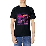 Mademark x MTV - The official 1981 MTV Logo with purple Palms in the Sunset T-Shirt
