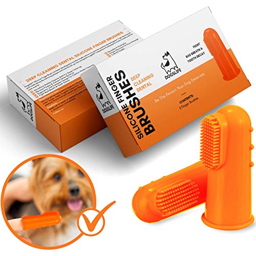 silicone dog toothbrush
