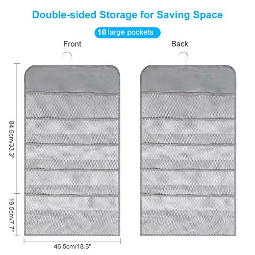 Livememory Bra Organizer for Closet, Hanging Bra Organizer Dual Sided