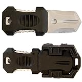 Best Black Knife & Survival Tool for Molle Gear - Perfect Fit on Vest, Pouch, Straps, & Backpack - 100% Satisfaction Guaranteed! ...