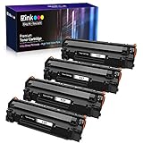 E-Z Ink (TM) Compatible Toner Cartridge Replacement for Canon 137 CRG 137 CRG137 9435B001AA to use with ImageClass D570 Printer (Black, 4 Pack)