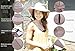 Denovit SPF 50+ UV Sun Protective Foldable Travel Bucket Hat w/Neck Flap