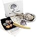 Healing Smudging Kit ~ 7 Chakra Stones with Abalone Shell, California White Sage Smudge Stick, Palo Santo Sticks & Amethyst Crystal Gemstone, Cleansing Bohemian Reiki Metaphysical Spiritual