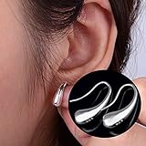 Lovely gift New Fashion Jewelry Teardrop Hook 925Sterling Silver Hoop Earrings Hot Sale