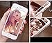 Black Lemon iPhone 6 Plus/iPhone 6S Plus Case with 360° Rotatable Crystal Ring Stand iPhone Cases Covers with Tassel Hairball Phone Case Drop Resistant Phone Case Shockproof Hard Protective Case Pink