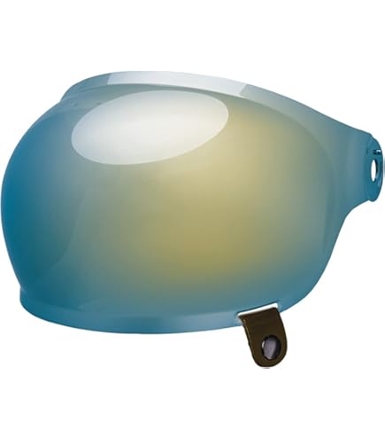 Amazon.com: BELL Powersports Bullitt Flat Shield Gold Iridium