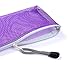 Mudder 6 Pieces Travel Zipper Mesh Bag Makeup Zip Bag Mesh Pouch Organizer for Toiletry and Cosmetics, 6 Colors