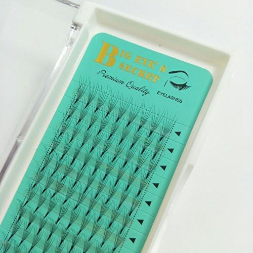 6D Short Stem Premade Volume Fans Eyelash Extensions 12-15mm 0.07 D-Curl Eyelashes for Makeup and Beauty Large Quantities In Stock Support Logo Customization (15mm)