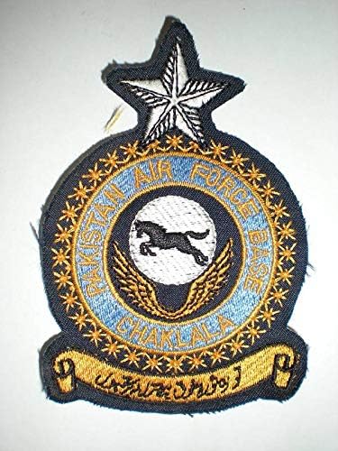 Embroidered Patch - Patches for Women Man - Pakistan AIR Force CHAKLALA AFB