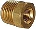 Anderson Metals - 56110-0602 56110 Brass Pipe Fitting, Hex Bushing, 3/8