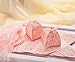 50pcs Party Wedding Favor Candy Box With Ribbon Laser Cut Rose Flower Chocolate Gift Boxes Bonbonniere for Birthday Bridal Shower Valentine’s Day Christmas Decoration (Pink)