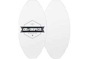 DB SKIM CO. DB Skimboards Proto Plank Skimboard, Maple/Poplar Construction, 3D Rocker Pattern, Durable HPL Top & Bottom, Epoxy Screenprinted Graphic, Made in The USA
