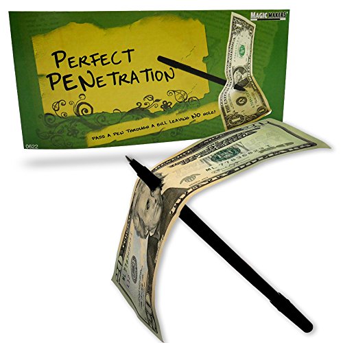 Magic Makers Perfect PENetration - Pen Thru Dollar Magic Trick