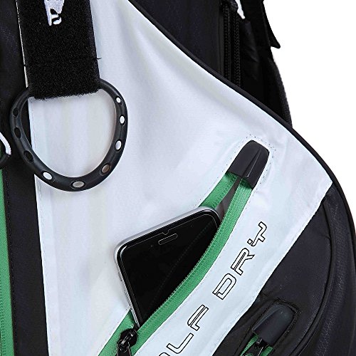 GolfDry 9.5" Waterproof Golf Cart Bag Black/Black Pricepulse