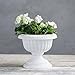 Grecian Urn Planter, White, 12-Inch