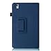 [CORNER PROTECTION] Fintie Samsung Galaxy Tab Pro 8.4 Folio Case - Slim Fit Leather Cover for TabPro 8.4-inch Tablet with Auto Sleep/Wake Feature, Navy