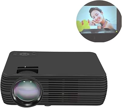 GJZhuan Proyector Home Cinema Proyector LED pequeño (Color ...