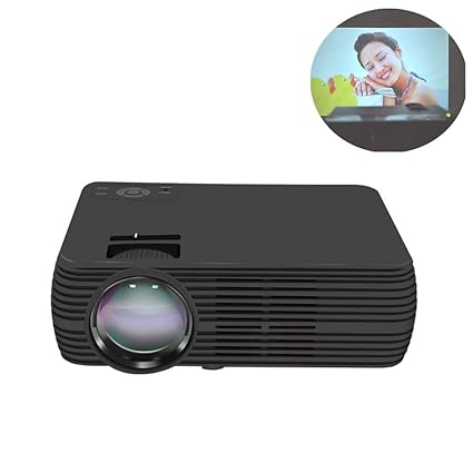 GJZhuan Proyector Home Cinema Proyector LED pequeño (Color : Black ...