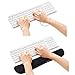 ELZO Ergonomic Mouse Pad and Keyboard Wrist Rest 2 Pack with Comfortable Memory Foam Padding, Nonslip Rubber Base for PC Computer Laptop for Office/Playing Games Pain Relief