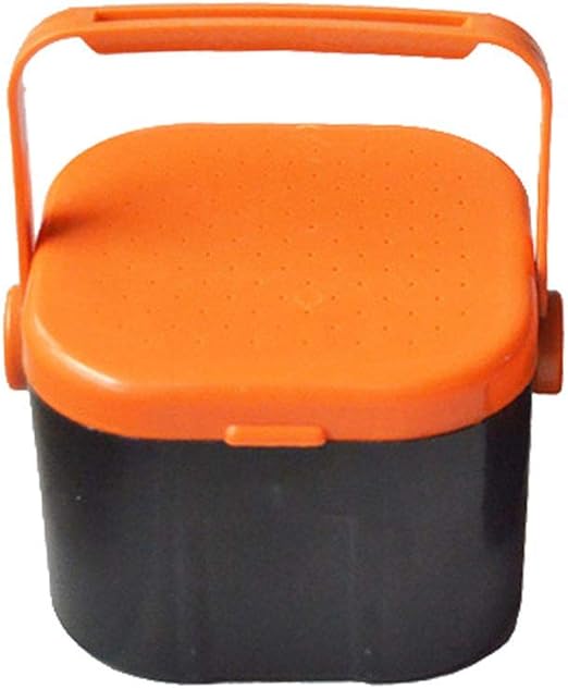 Censhaorme L Size Worm Box Breathable Plastic Fishing Bait Fishing worm