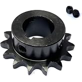 RHKING #40 Roller Chain Sprocket B Type 1" Bore Rust Prevention Hardened 15 Tooth