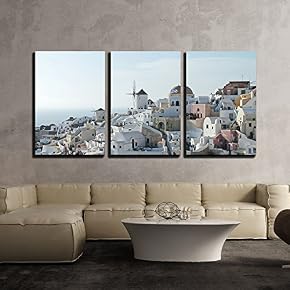 Exotic Buildings by The Sea x3 Panels