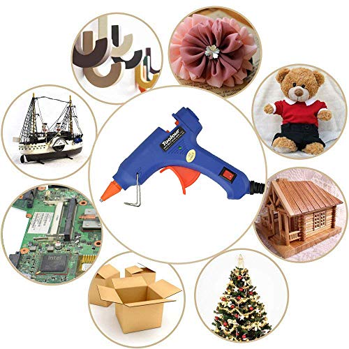 Soldering Iron Kit Electronics 33 in 1, Upgraded 60W Adjustable Temperature Soldering Iron with ON/OFF Switch,Mini Hot Glue Gun,5-in-1 Screwdriver,5 Tips,Solder Wire,Solder Sucker,Tweezers,Stand,Case - Thumbnail 5