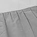 TILLYOU Crib Bed Skirt Dust Ruffle, 100% Natural Cotton, Nursery Crib Bedding Accessory Toddler Bedskirt for Baby Boys Girls, 14