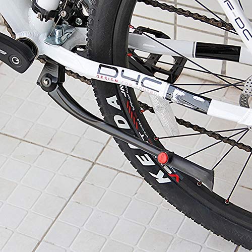 Greallthy Bike Kickstand,Bicycle Aluminum Alloy Kickstand Adjustable for 24-29 Inch Bicycles